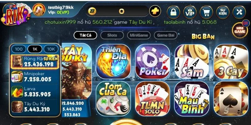Game bài RIKVIP thu hút hàng triệu bet thủ tham gia mỗi ngày.